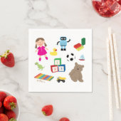 Serviette En Papier Jouets pour enfants Motif (En situation)