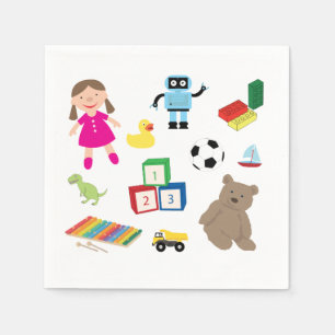 Serviette En Papier Jouets pour enfants Motif