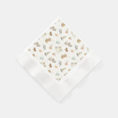 Serviette En Papier Jouets Vintages Boho Baby shower (Coin)