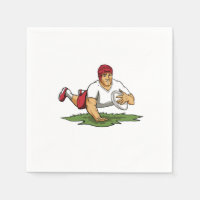 Joueur À Balle De Rugby Pour Les Fans Rugby