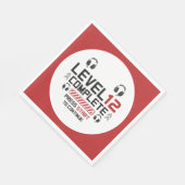 Serviette En Papier Joueur Anniversaire ou diplôme (Coin)