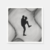 Serviette En Papier Joueur de base-ball Pitcher Windup (Devant)