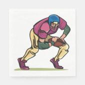 Serviette En Papier Joueur de football Gridiron (Devant)