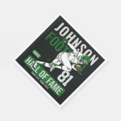 Serviette En Papier JOUEUR DE Football Personnalisé Équipe NUMBER Spor (Coin)