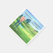 Serviette En Papier Joueur de golf à la retraite (Coin)