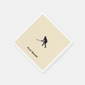Serviette En Papier Joueur de hockey sur glace (Coin)