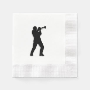 Serviette En Papier Joueur de trompettes