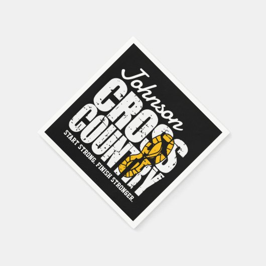 Serviette En Papier Joueur d'équipe d'exécution d'AJOUT TEXTE inter-pa (Coin)