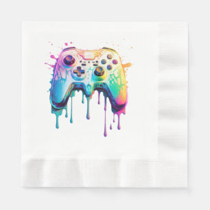 Serviette En Papier Joueur Graphique Jeu Vidéo - Amateur de jeu vidéo