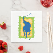 Serviette En Papier Joueur Polo (En situation)