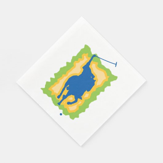 Serviette En Papier Joueur Polo (Coin)