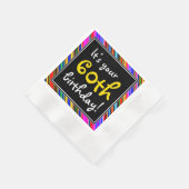 Serviette En Papier Joueuse 60e Anniversaire Papier serviettes (Coin)