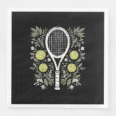 Serviette En Papier Joueuse de tennis (Devant)