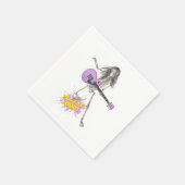 Serviette En Papier Jouez fort ! (Coin)