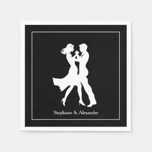 Serviette En Papier Jour d'anniversaire conjoint Adultes Golden Dance