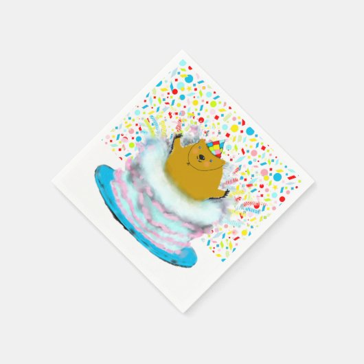 Serviette En Papier Jour de la marmotte Anniversaire (Coin)