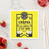 Serviette En Papier Jour de la Pancake Mardi-Rivage (En situation)