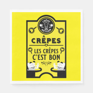 Serviette En Papier Jour de la Pancake Mardi-Rivage