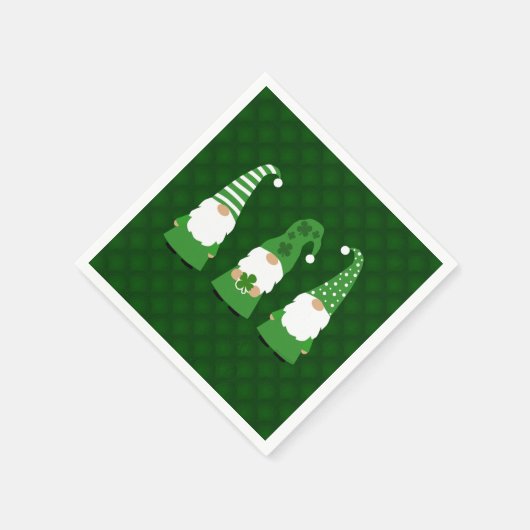Serviette En Papier Jour de la Saint Patrick Gnomes (Coin)