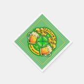 Serviette En Papier Jour de la Saint Patrick Shamrock 21e anniversaire (Coin)
