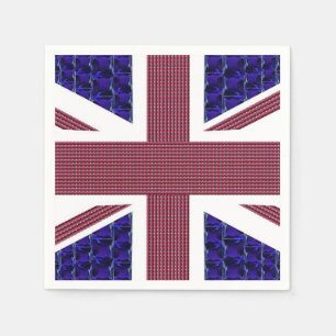 Serviette En Papier Jour de l'indépendance de la Grande-Bretagne, drap