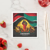 Serviette En Papier Jour de l'Indépendance du 11 juin (En situation)