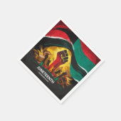 Serviette En Papier Jour de l'Indépendance du 11 juin (Coin)