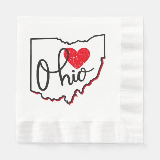 Serviette En Papier Jour de l'Ohio (Devant)