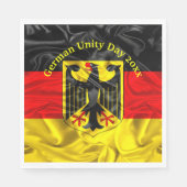 Serviette En Papier Jour de l'unité allemande, Jour national allemand (Devant)