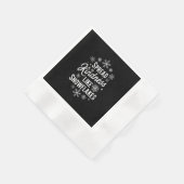 Serviette En Papier Jour de Noël Étaler la gentillesse Comme les floco (Coin)