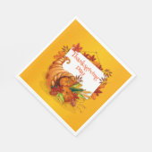Serviette En Papier Jour de Thanksgiving (Coin)