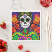 Serviette En Papier Jour des morts (En situation)