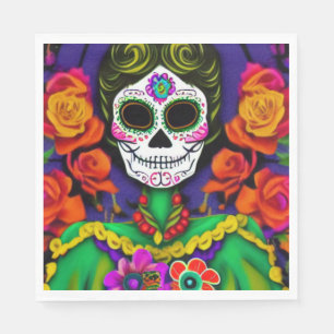 Serviette En Papier Jour des morts
