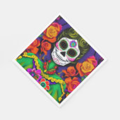 Serviette En Papier Jour des morts (Coin)