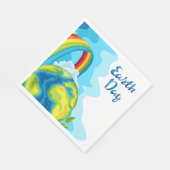 Serviette En Papier Jour des terres (Coin)