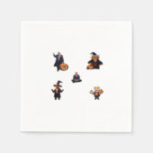 Serviette En Papier Jour d'Halloween - Trumpkin Classic (Devant)