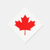 Serviette En Papier Jour du Canada, série de 50 serviettes (Coin)