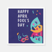 Serviette En Papier Jour du fou d'avril (Devant)