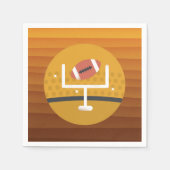 Serviette En Papier Jour du match droit de football (Devant)