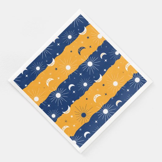 Serviette En Papier Jour et nuit 2 (Coin)