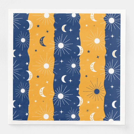 Serviette En Papier Jour et nuit 2 (Devant)