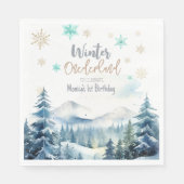 Serviette En Papier Jour fabuleux pour l'hiver (Devant)