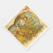 Serviette En Papier Jour férié de Thanksgiving (Coin)