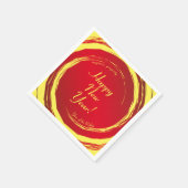 Serviette En Papier Jour lunaire Bonheur Prosperity Harmonie (Coin)