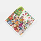 Serviette En Papier Jour Noël (Coin)