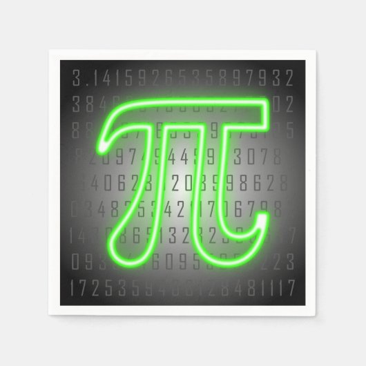 Serviette En Papier Jour Pi (Devant)