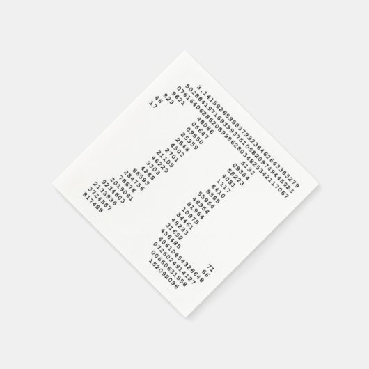 Serviette En Papier Jour Pi (Coin)