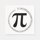 Serviette En Papier Jour Pi () (Devant)