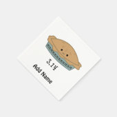 Serviette En Papier Jour Pi 3.14 (Coin)