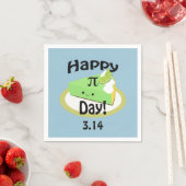 Serviette En Papier Jour Pi Joyeux (En situation)